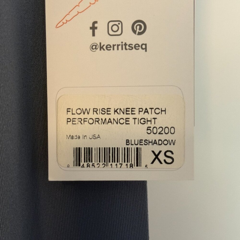Flow Rise Knee Patch Performance Tight - Picture 3 of 3